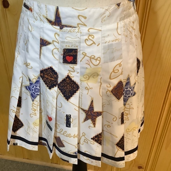 Ellesse Printed Pleated Tennis Skirt Sz-8 - Picture 3 of 8